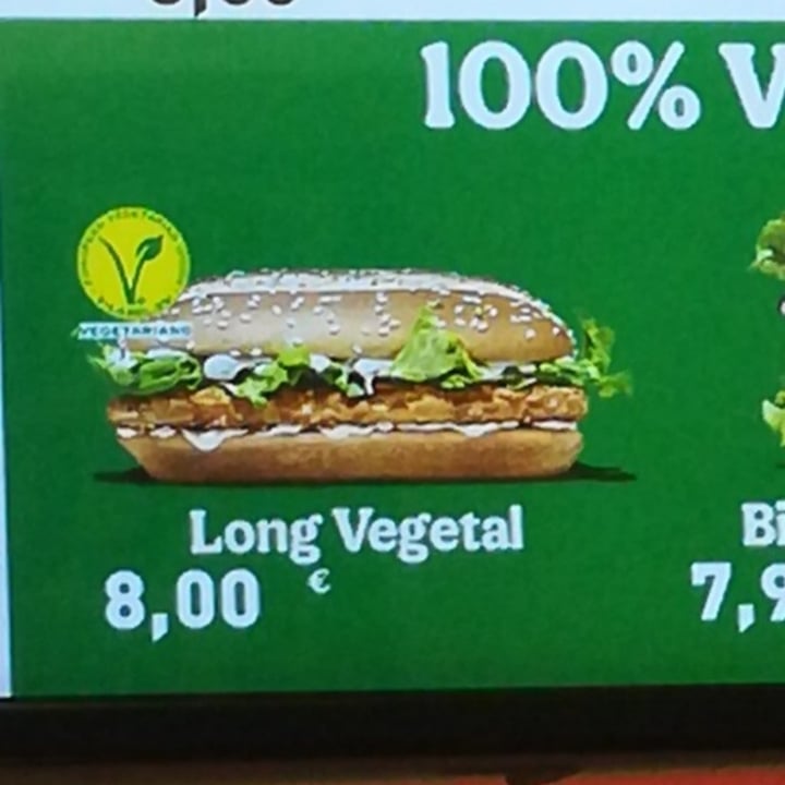 photo of Burger King long vegetal (sin Mayonese) shared by @barbarabergantin on  20 Jul 2022 - review