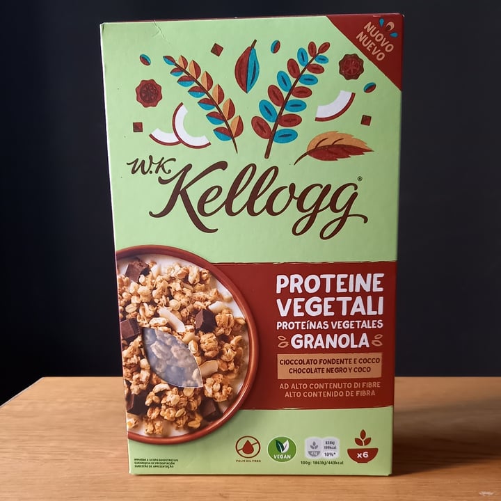 photo of Kellogg Proteine Vegetali Granoli Chocolate Negro Y Coco shared by @ely92 on  30 Mar 2022 - review