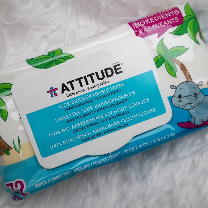 photo of ATTITUDE Toallitas bebé shared by @angela78 on  05 Feb 2021 - review