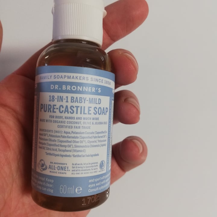 photo of Dr. Bronner's 18 in 1 baby mild- Pure castile soap shared by @joao1989 on  09 May 2022 - review