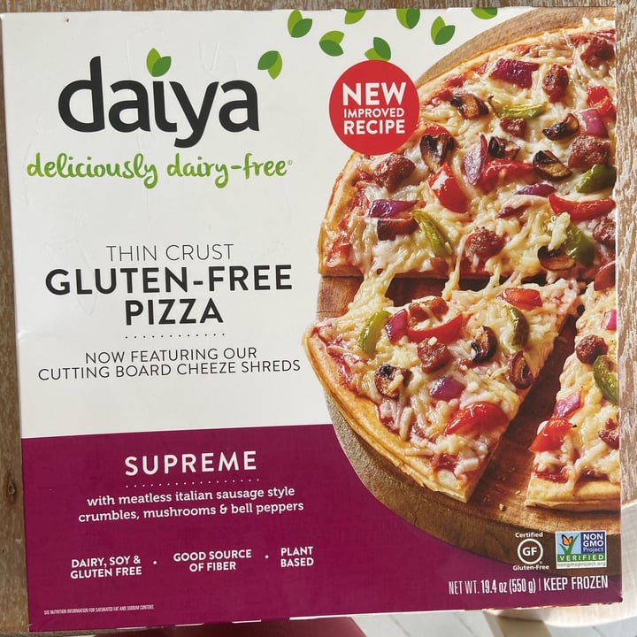 photo of Daiya Daiya gluten free pizza shared by @anna-vegan2021 on  19 Mar 2022 - review