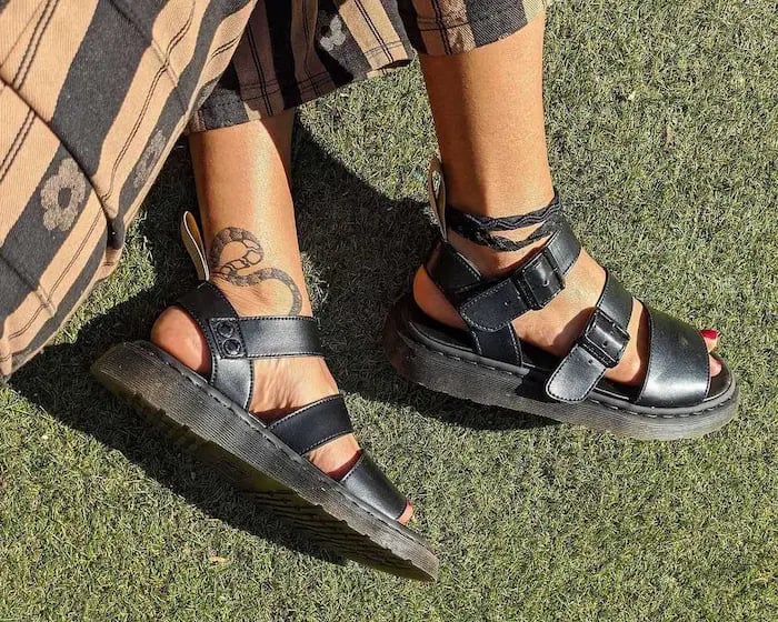 Raddix Black Vegan Sandals main image 0
