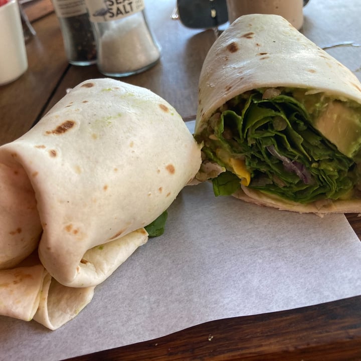 photo of Java Cafe/Bistro Stellenbosch Vegan Lentil Wrap shared by @tazzwaite on  23 Feb 2021 - review