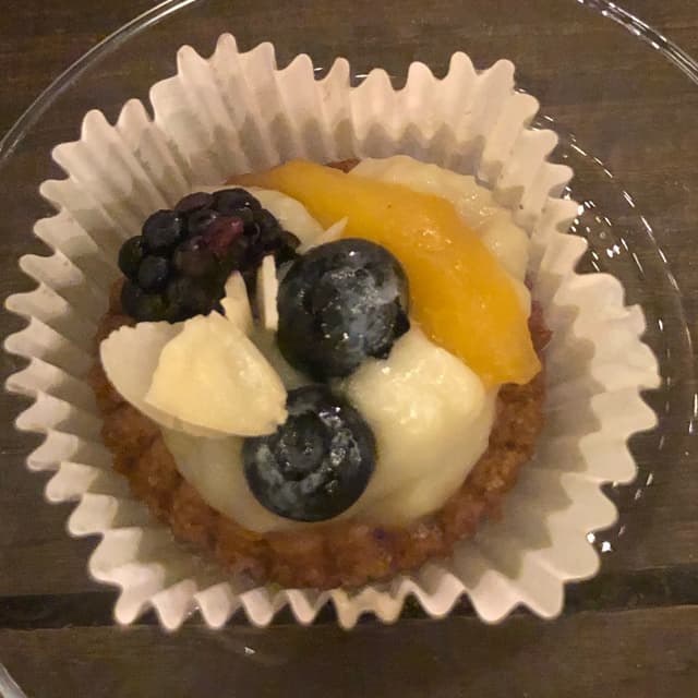 Photo of the dish “tartelletta veg con frutta”