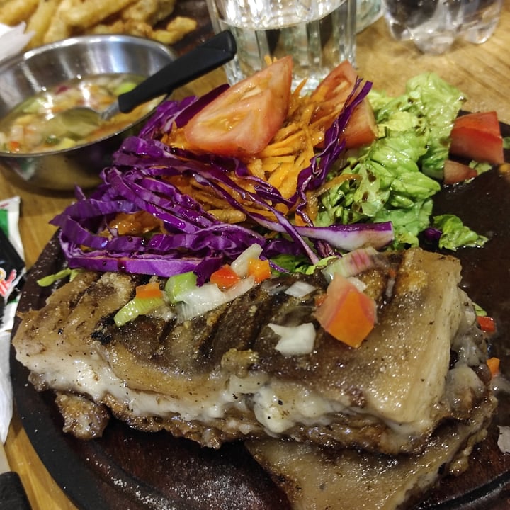 review photo of La Reverde Parrillita Vegana Vacío Reverde con ensalada shared by @manosdehadas70 on 19 Jul 2022 - review