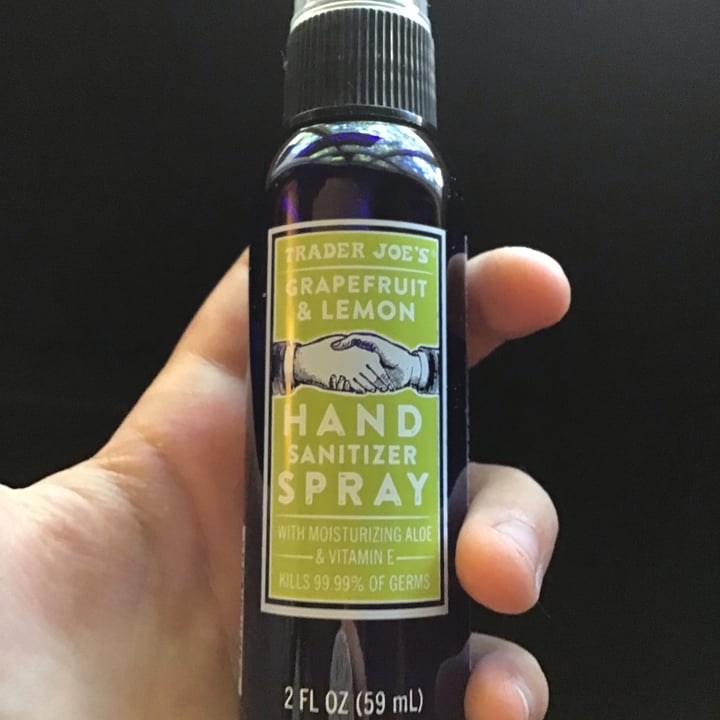 photo of Trader Joe's Hand Sanitizer grapefruit And Lemon shared by @vegandancer10 on  30 Jun 2022 - review