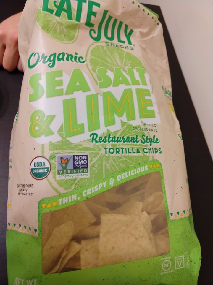 photo of Late July Snacks Sea Salt & Lime shared by @iheartanimals on  05 Jan 2021 - review