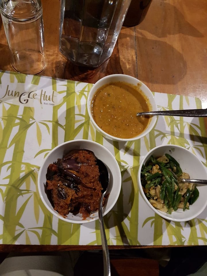 photo of Jungle Hut Bean Sprouts Curry And Brinjal Masala shared by @charmaine on  30 Nov 2019 - review