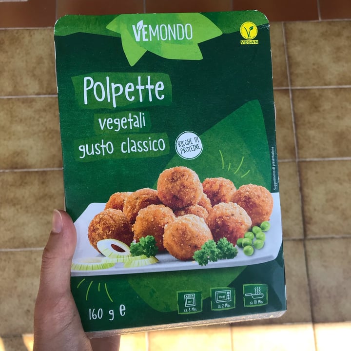 photo of Vemondo Polpette gusto classico shared by @nikyveg on  31 May 2022 - review