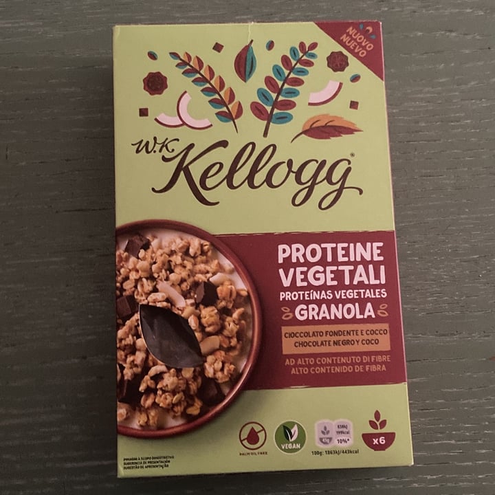 photo of Kellogg Proteine Vegetali Granoli Chocolate Negro Y Coco shared by @cristina88 on  11 Mar 2022 - review