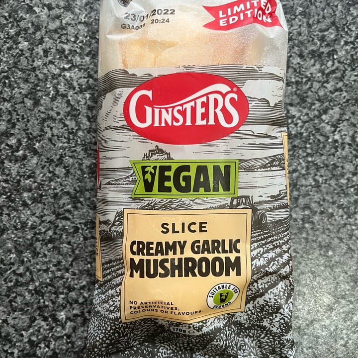 photo of Ginsters Slice creamy garlic mushroom shared by @ameriamber on  22 Jan 2022 - review