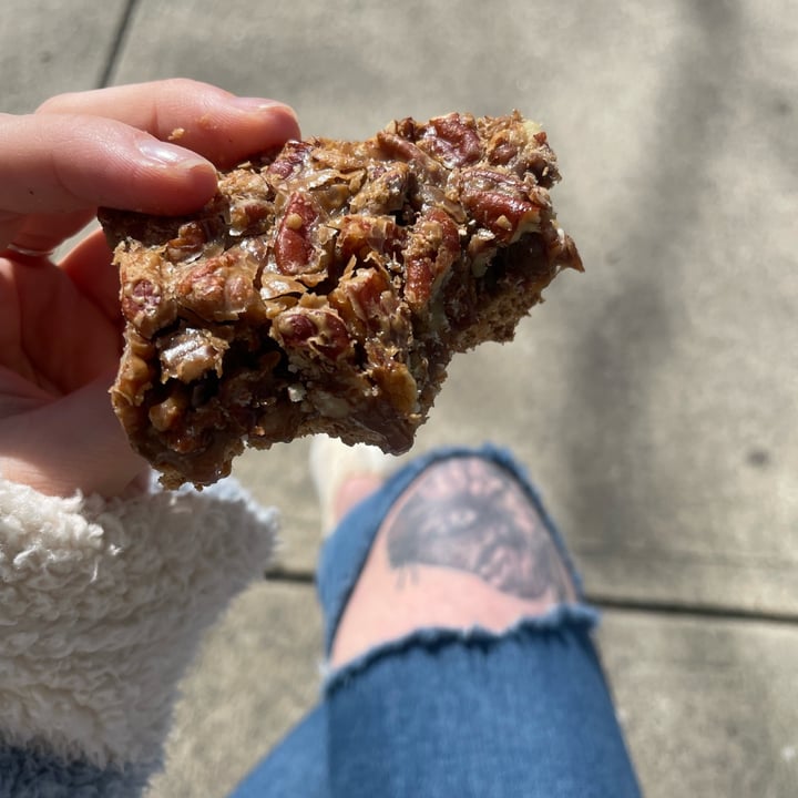 review photo of Heirloom Juice Co. Vegan Caramel Pecan Tart shared by @mermaidgirl on 31 Mar 2022 - review