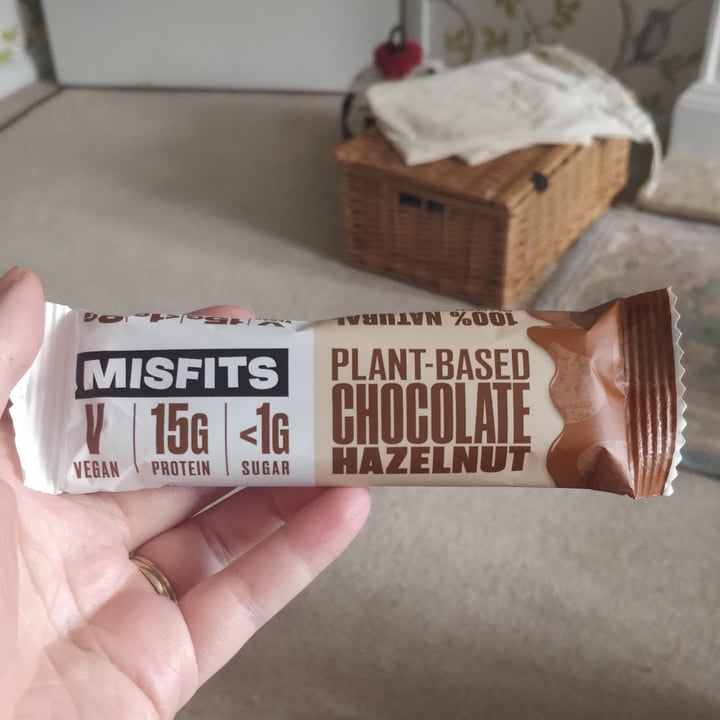 photo of Misfits Plant Based Chocolate Hazelnut shared by @plumesworld on  10 Jul 2020 - review