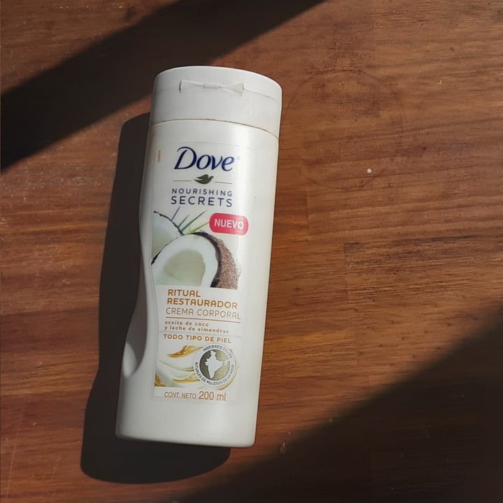 photo of Dove Secretos Hidratantes Loción Corporal shared by @veganrules on  12 Dec 2020 - review
