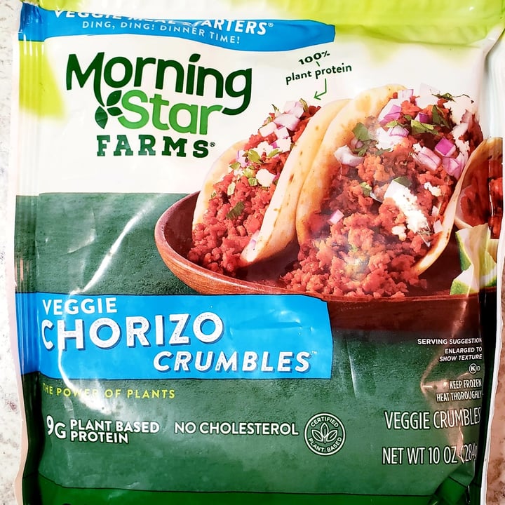 photo of MorningStar Farms Veggie Chorizo Crumbles shared by @veganmeg on  18 Sep 2021 - review