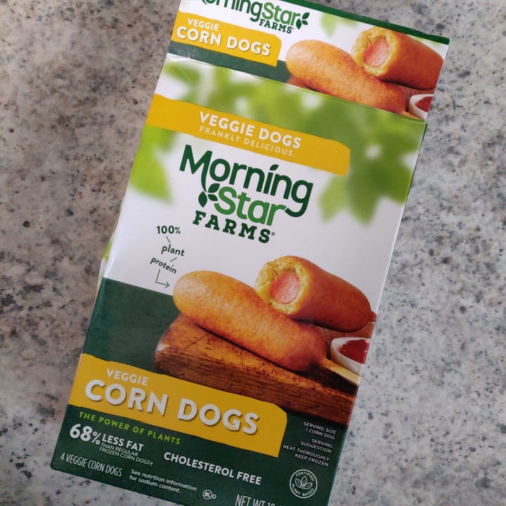 photo of MorningStar Farms Veggie Corn Dogs shared by @beingvwithmc on  20 Aug 2020 - review