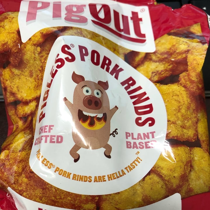 photo of Outstanding Foods Hella Hot Pigless Pork Rinds shared by @yumi on  21 Oct 2021 - review