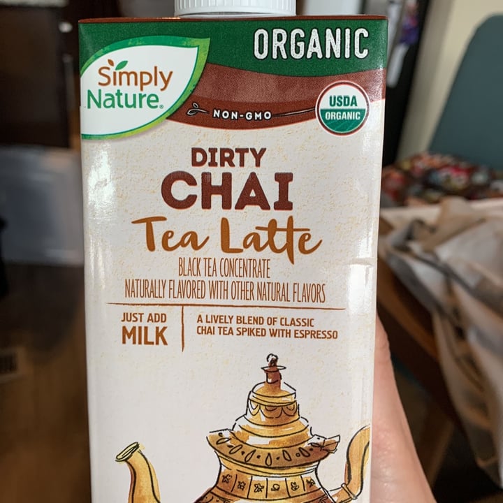 photo of Simply Nature Dirty Chai Tea Latte shared by @azmaj on  29 Apr 2020 - review