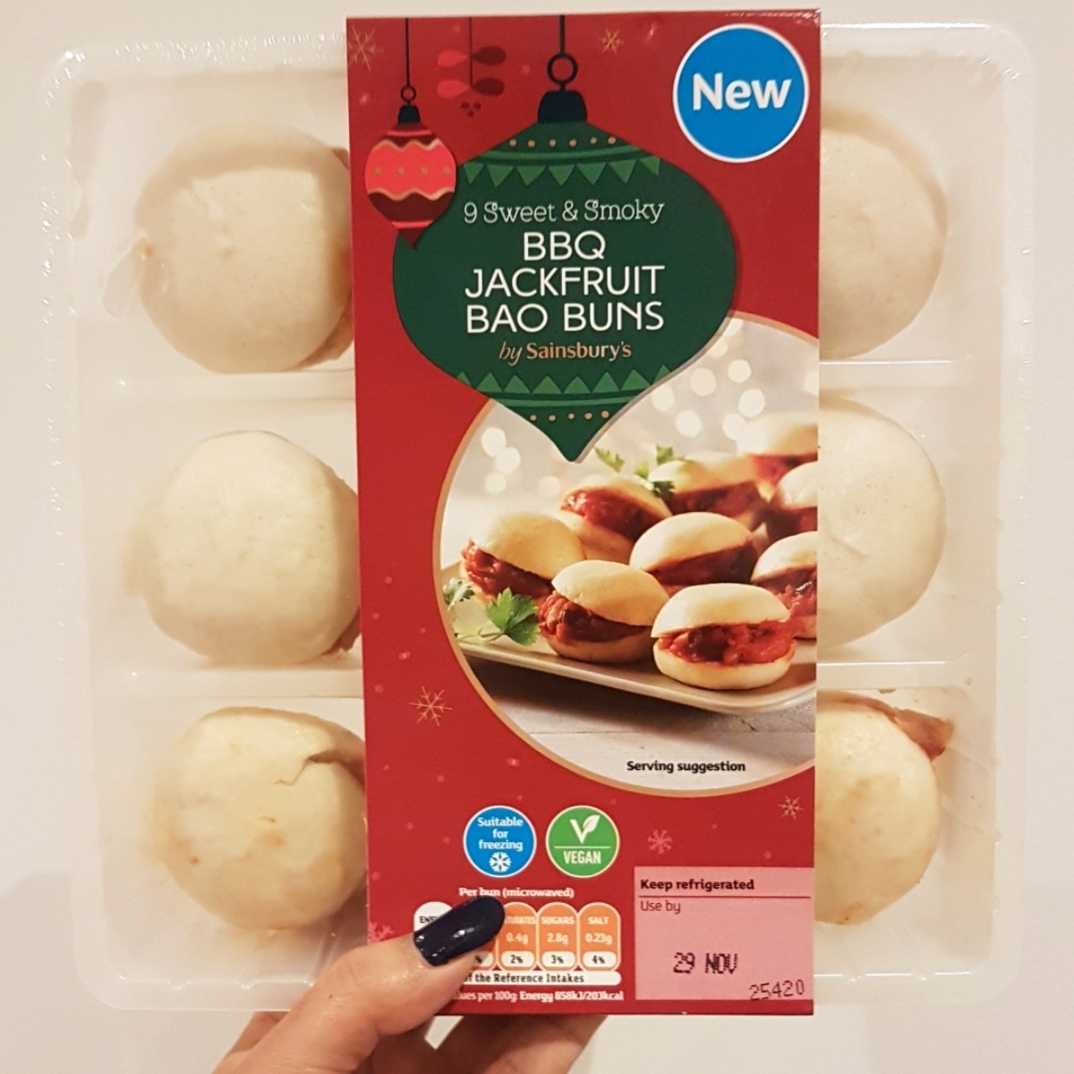 Sainsbury's BBQ jackfruit Steamed Buns Reviews abillion