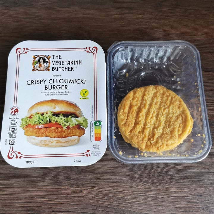 photo of The Vegetarian Butcher Crispy chickimicki Burger shared by @tzschoppi on  14 Oct 2022 - review