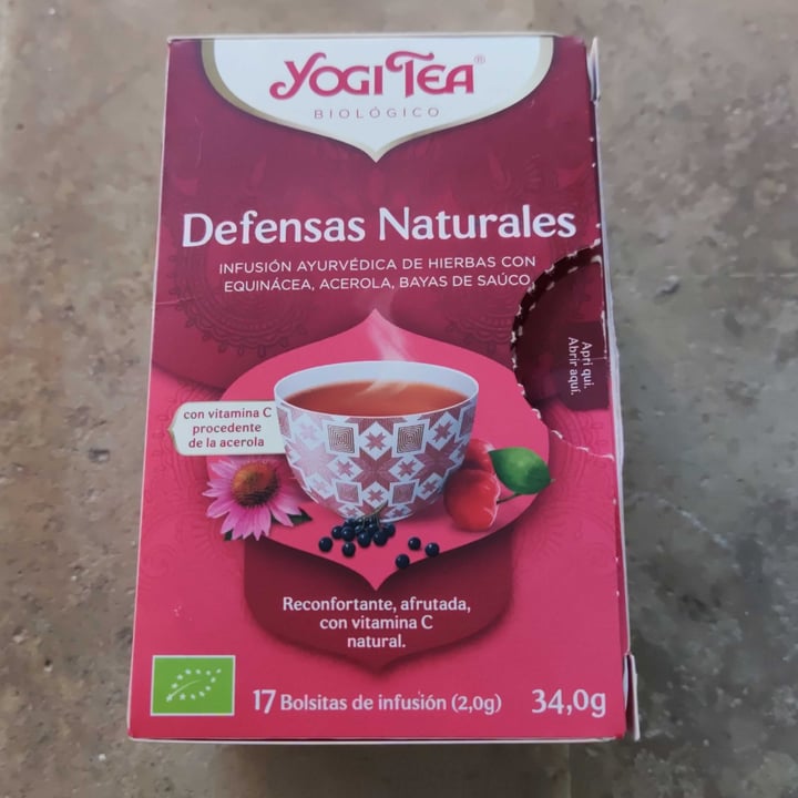 photo of Yogi Tea Organic Defensas Naturales shared by @weyard on  23 Feb 2022 - review