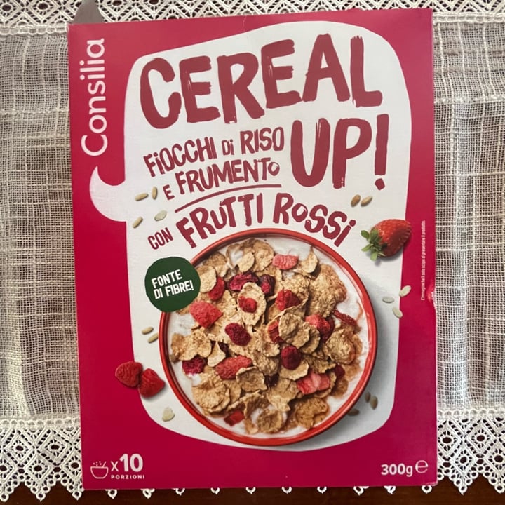 photo of Consilia Cereal Up Fiocchi di Riso e Frumento con Frutti Rossi shared by @crissimbon on  12 Jun 2022 - review