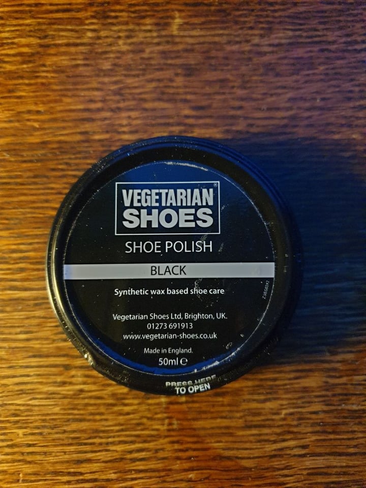 review photo of Vegetarian shoes Shoe Polish (Black) shared by @teeve on 04 Apr 2020 - review