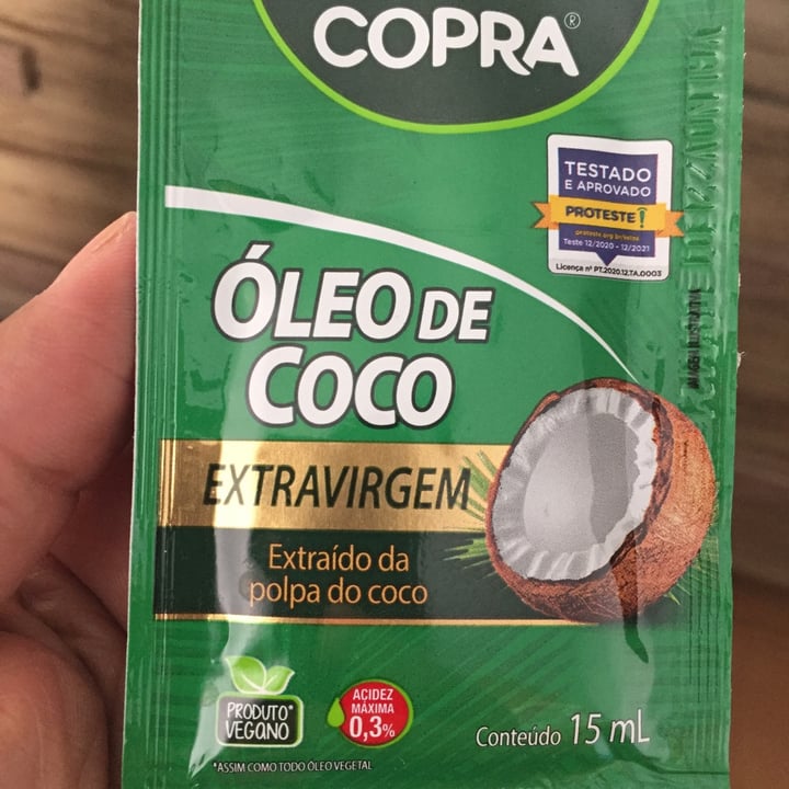 photo of Copra Óleo de coco extravirgem shared by @elis31montealbano on  24 Apr 2022 - review