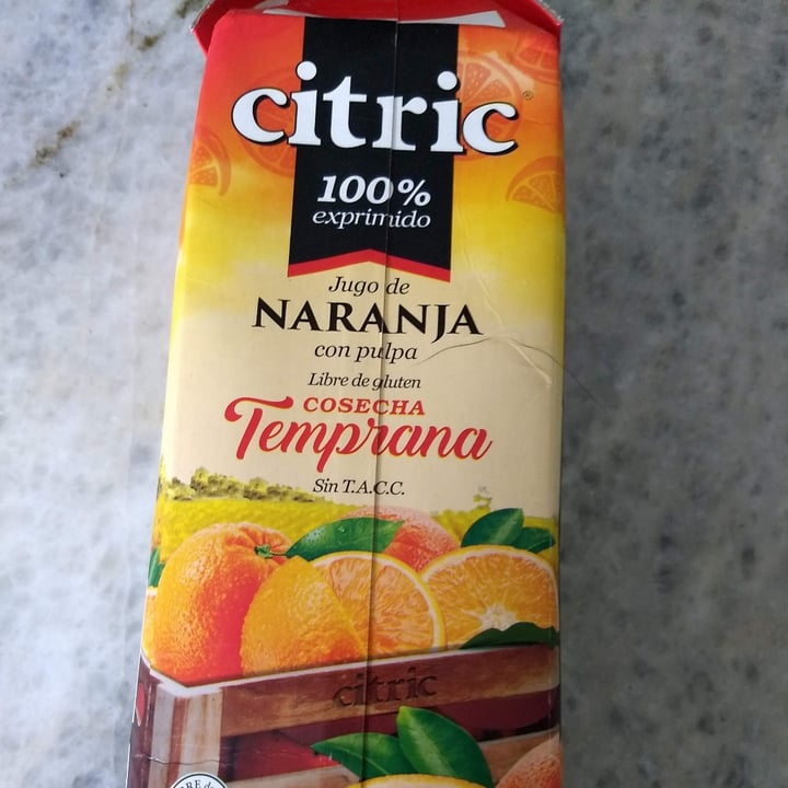 photo of Citric jugo de naranja cosecha temprana shared by @tierrapatuna on  02 Apr 2022 - review