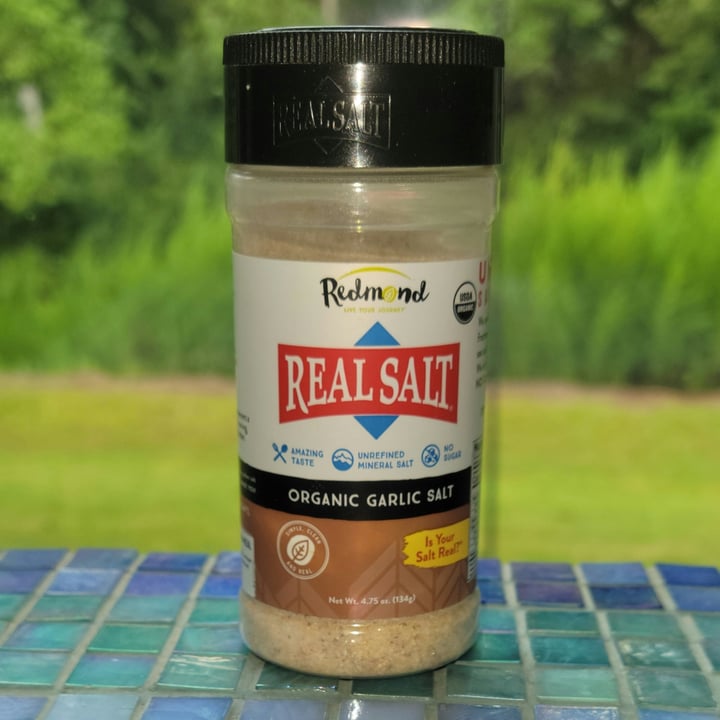 review photo of Redmond Real Salt Organic Garlic Salt shared by @carlajc on 11 Aug 2022 - review