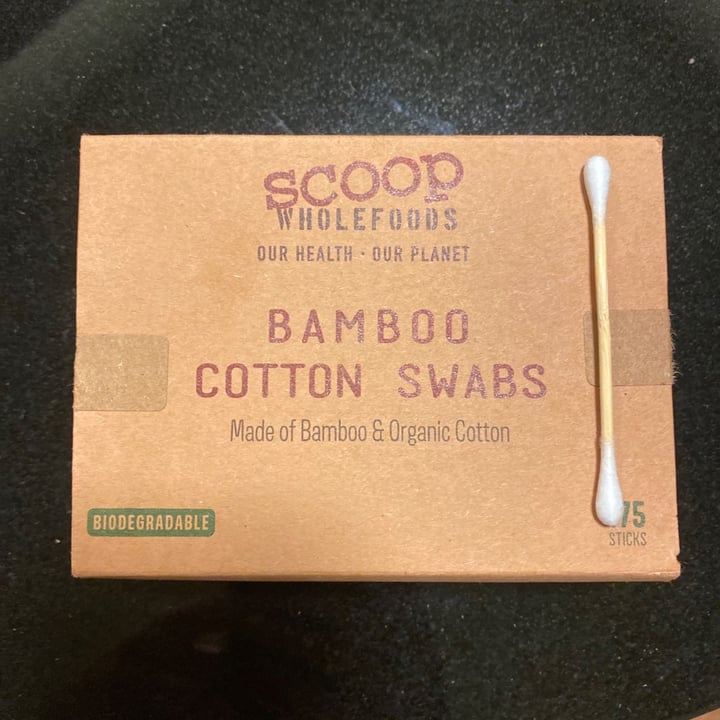 photo of Scoop WholeFoods Bamboo Cotton Swabs shared by @elisesmolen on  09 Feb 2020 - review
