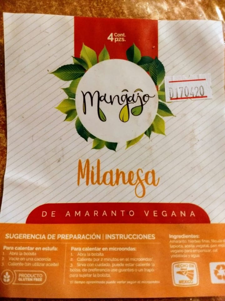 photo of Mangajo Milanesa De Amaranto shared by @hache on  27 Mar 2020 - review