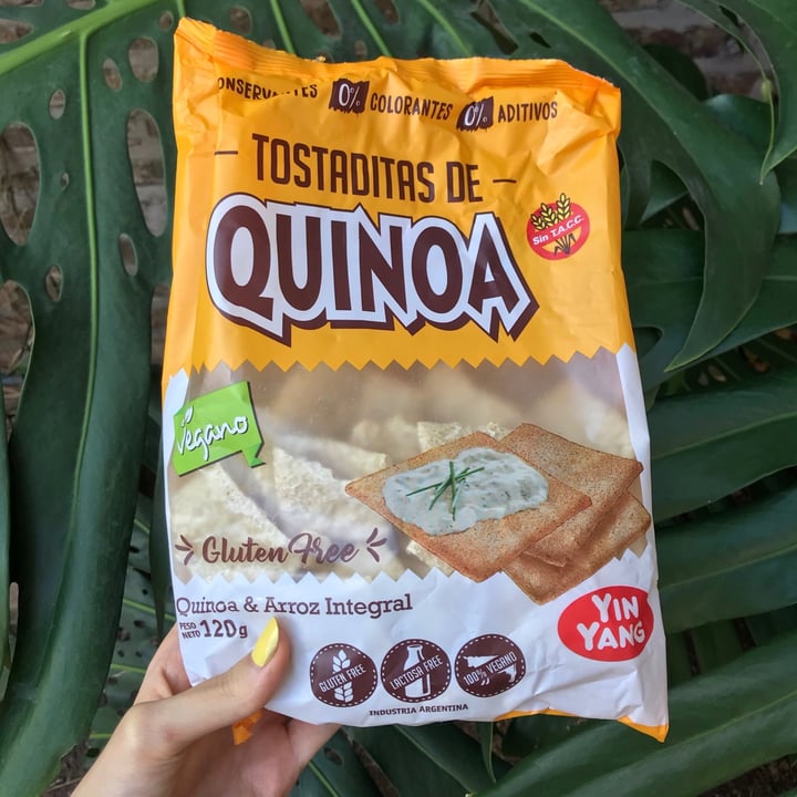 photo of Yin Yang Tostaditas de Quinoa shared by @russomai on  07 Apr 2021 - review