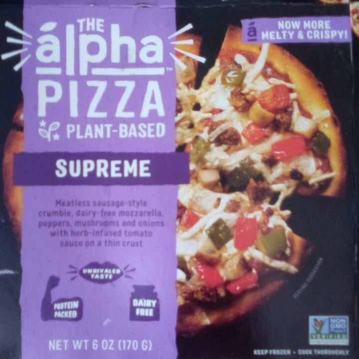 photo of Alpha Foods Supreme Alpha Pizza shared by @feelideal on  11 Oct 2021 - review