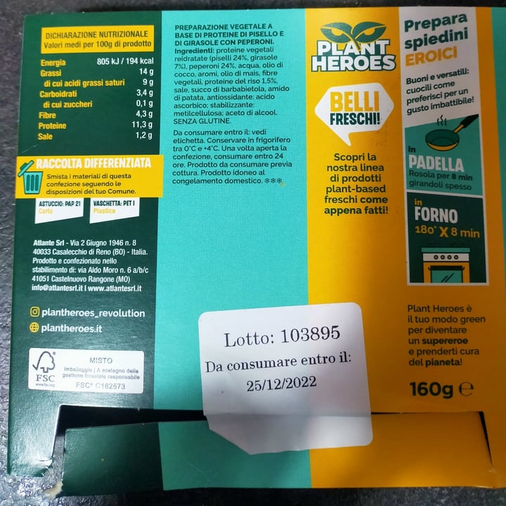 review photo of Plant Heroes Yummy Spiedini shared by @lucianar on 15 Dec 2022 - review