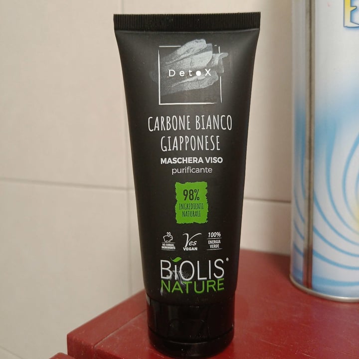 review photo of Biolis Nature Carbone Bianco Giapponese Maschera Viso Purificante shared by @gretaval on 23 Mar 2022 - review