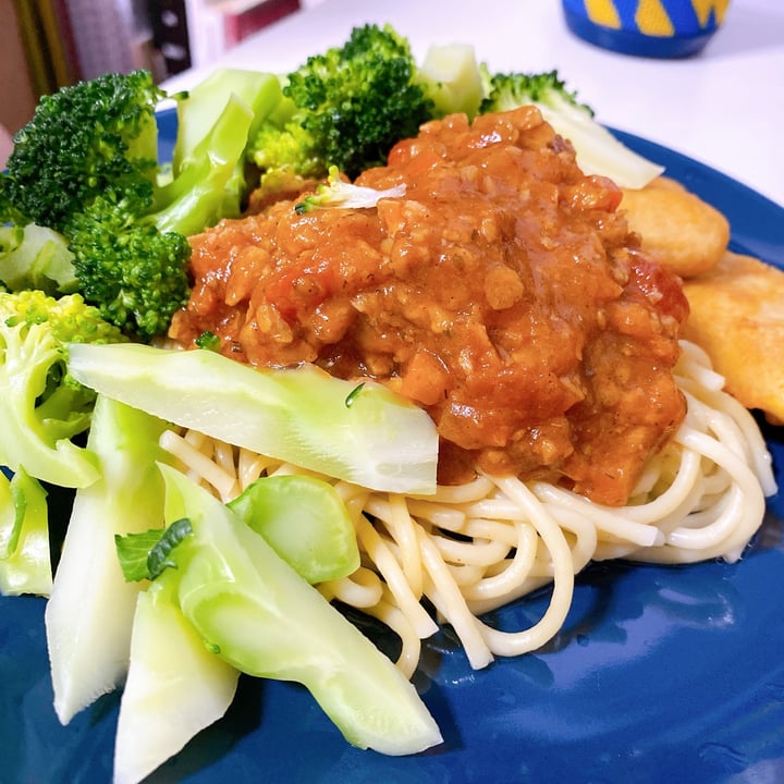 photo of Meat Zero Plant-based Spaghetti Bolognese shared by @zslim86 on  11 Jan 2022 - review