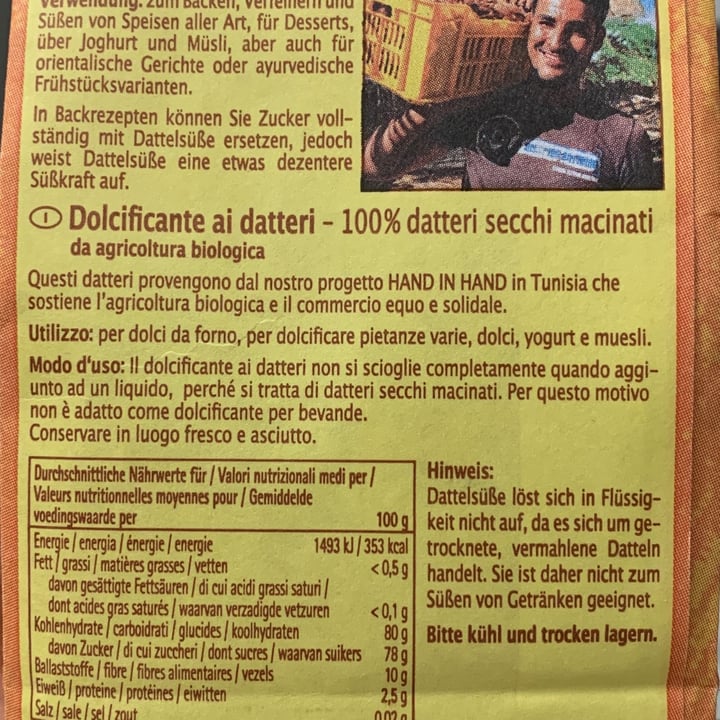 review photo of Rapunzel Dolcificante ai datteri shared by @rebeccatomei on 15 Mar 2022 - review
