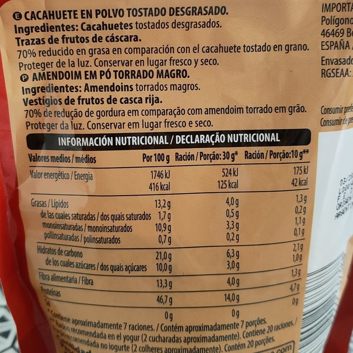 review photo of Hacendado Cacahuete en polvo desgrasado shared by @leyihdz on 21 Nov 2021 - review