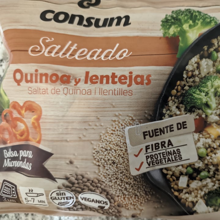 review photo of Consum Salteado de quinoa y lentejas shared by @laurrr on 16 Jul 2021 - review