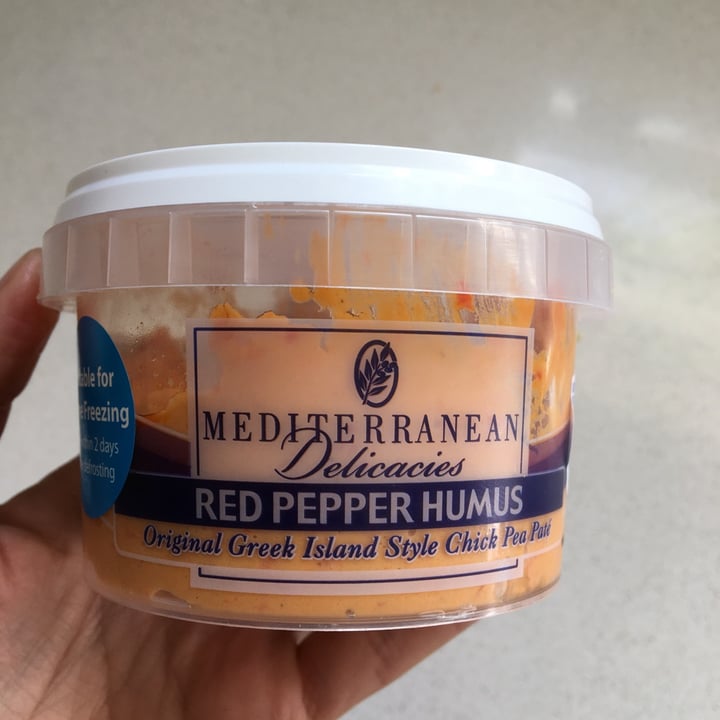 photo of Mediterranean Delicacies Red pepper hummus shared by @taz on  21 Sep 2020 - review