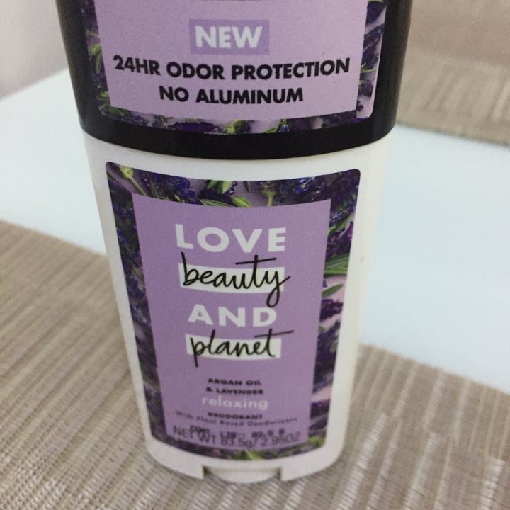review photo of Love Beauty and Planet Argan Oil & Lavender Deodorant shared by @cassiaconstante on 08 May 2022 - review