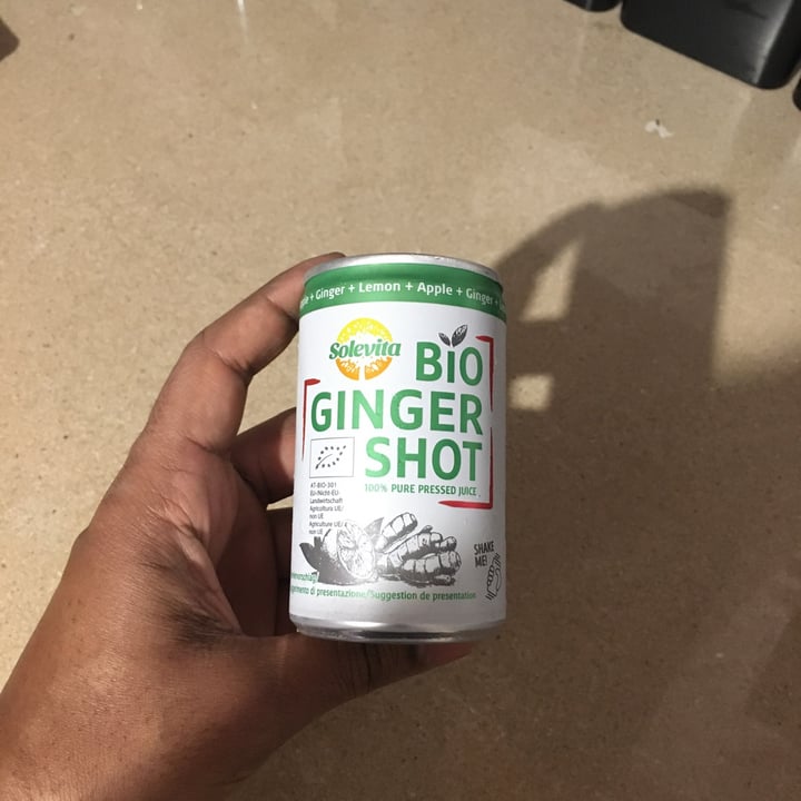 photo of Solevita Bio ginger shot shared by @selfcolouredan on  16 Nov 2020 - review