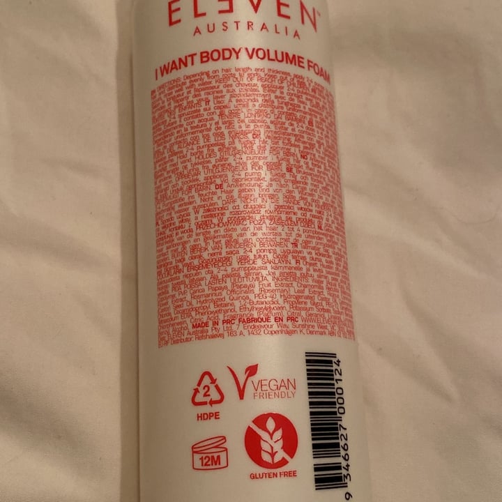 photo of Eleven Australia I Want Body Volume Foam shared by @elcar on  16 Oct 2022 - review
