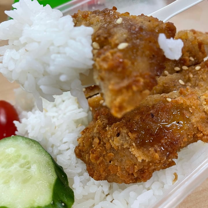 review photo of Vegetarian Villas Lemon Chicken Chop Rice shared by @ratatouvege on 30 Aug 2021 - review