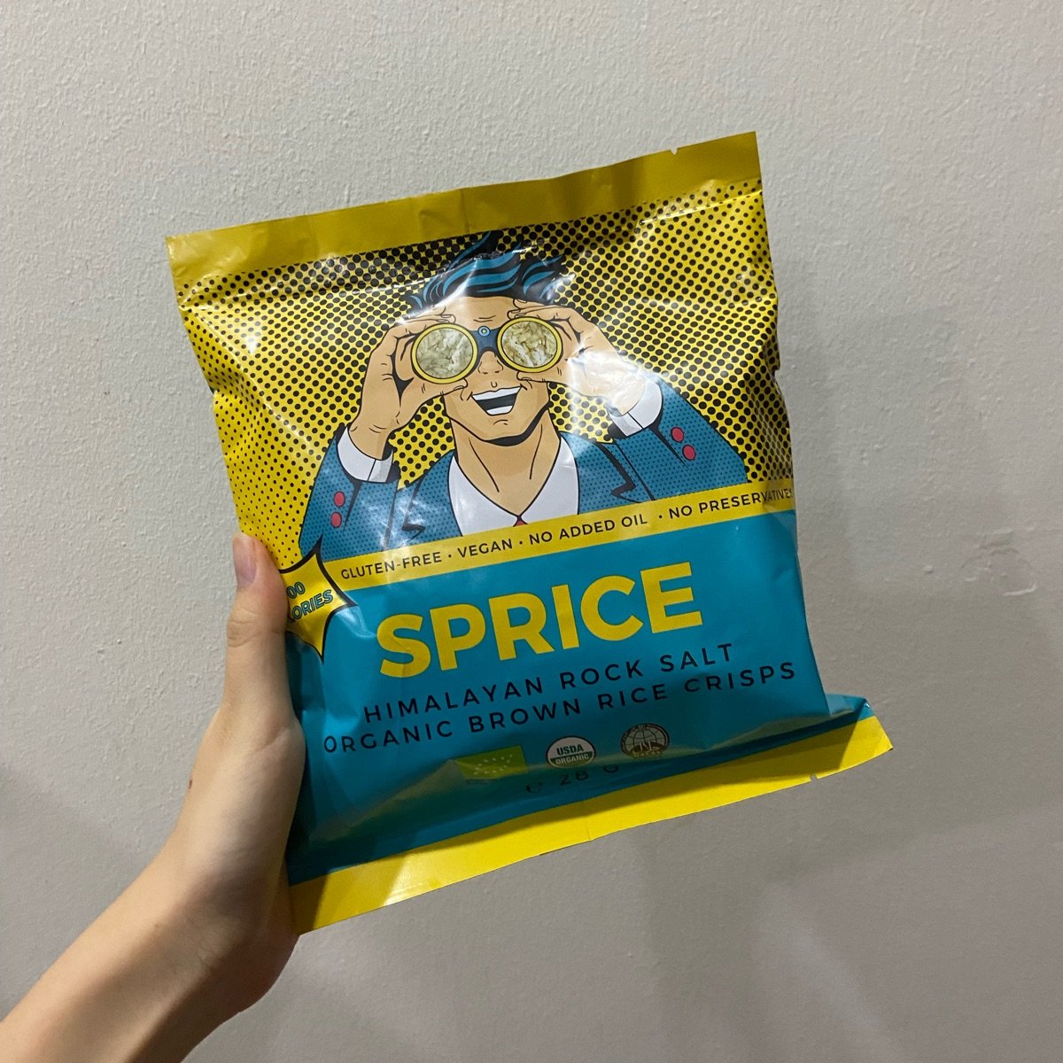 Organic Himalayan Rock Salt Brown Rice Crisps from Sprice - Vegan ...