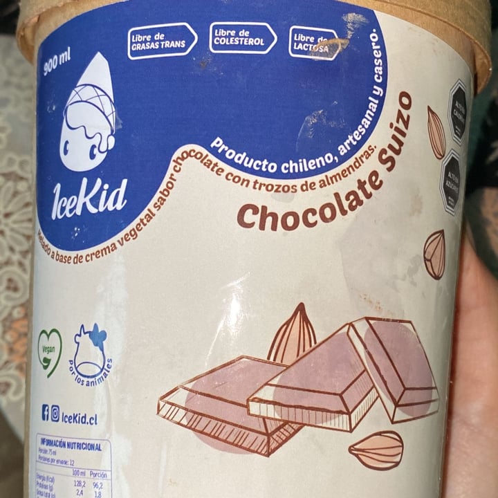 photo of Icekid Helado De Chocolate Suizo shared by @aranzaab on  24 Oct 2021 - review