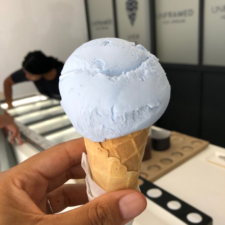 photo of Unframed Ice Cream Blue Coconut Vegan Ice Cream shared by @southernveganupnorth on  15 Feb 2020 - review