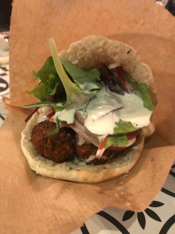 review photo of La Mesa Restaurant Falafel Pita shared by @juicyluce09 on 24 Feb 2020 - review