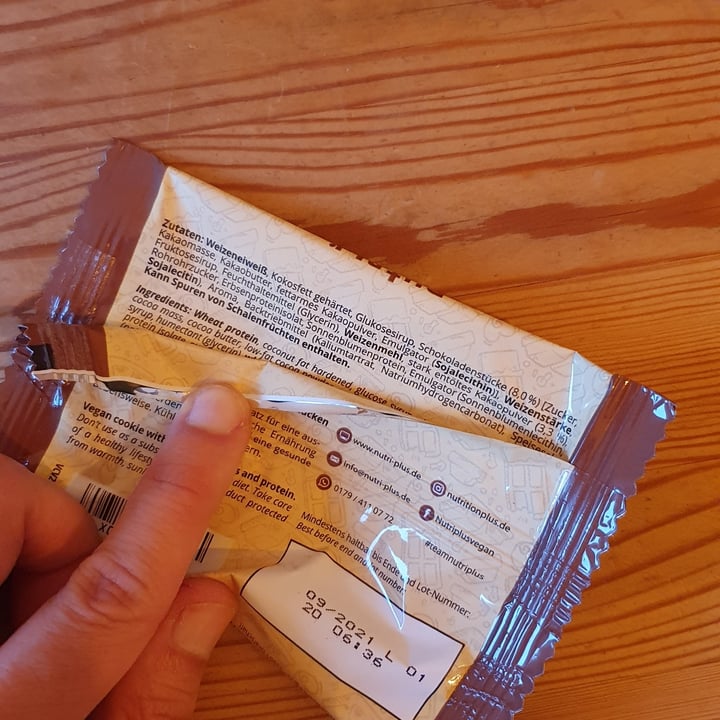 photo of V-Cookie Protein Cookie Double Chocolate Chip shared by @jlnfchs on  11 Aug 2021 - review